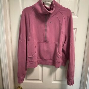 Women's Pink Half-Zip Pullover